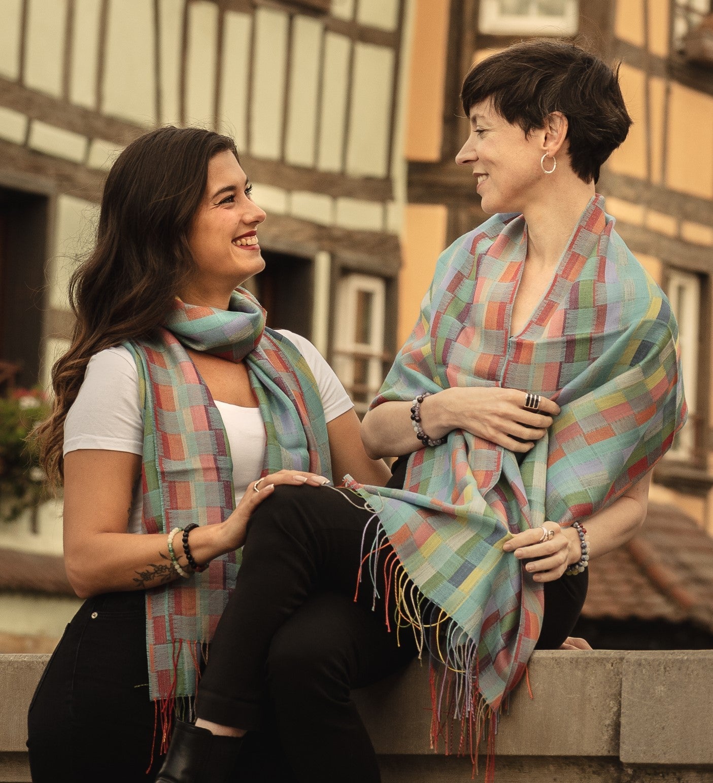 Alpaca & Silk Shawls