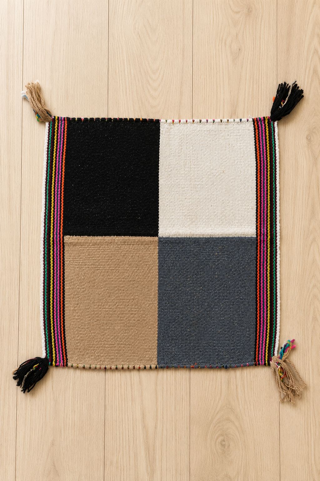 Unkuña Mestana – Four Suyos of the Inca Empire | Handwoven Natural Alpaca Ritual Cloth from the Ausangate Community, Peru | 3 Unique Models