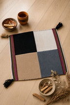 Unkuña Mestana – Four Suyos of the Inca Empire | Handwoven Natural Alpaca Ritual Cloth from the Ausangate Community, Peru | 3 Unique Models
