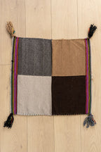 Unkuña Mestana – Four Suyos of the Inca Empire | Handwoven Natural Alpaca Ritual Cloth from the Ausangate Community, Peru | 3 Unique Models