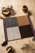 Unkuña Mestana – Four Suyos of the Inca Empire | Handwoven Natural Alpaca Ritual Cloth from the Ausangate Community, Peru | 3 Unique Models