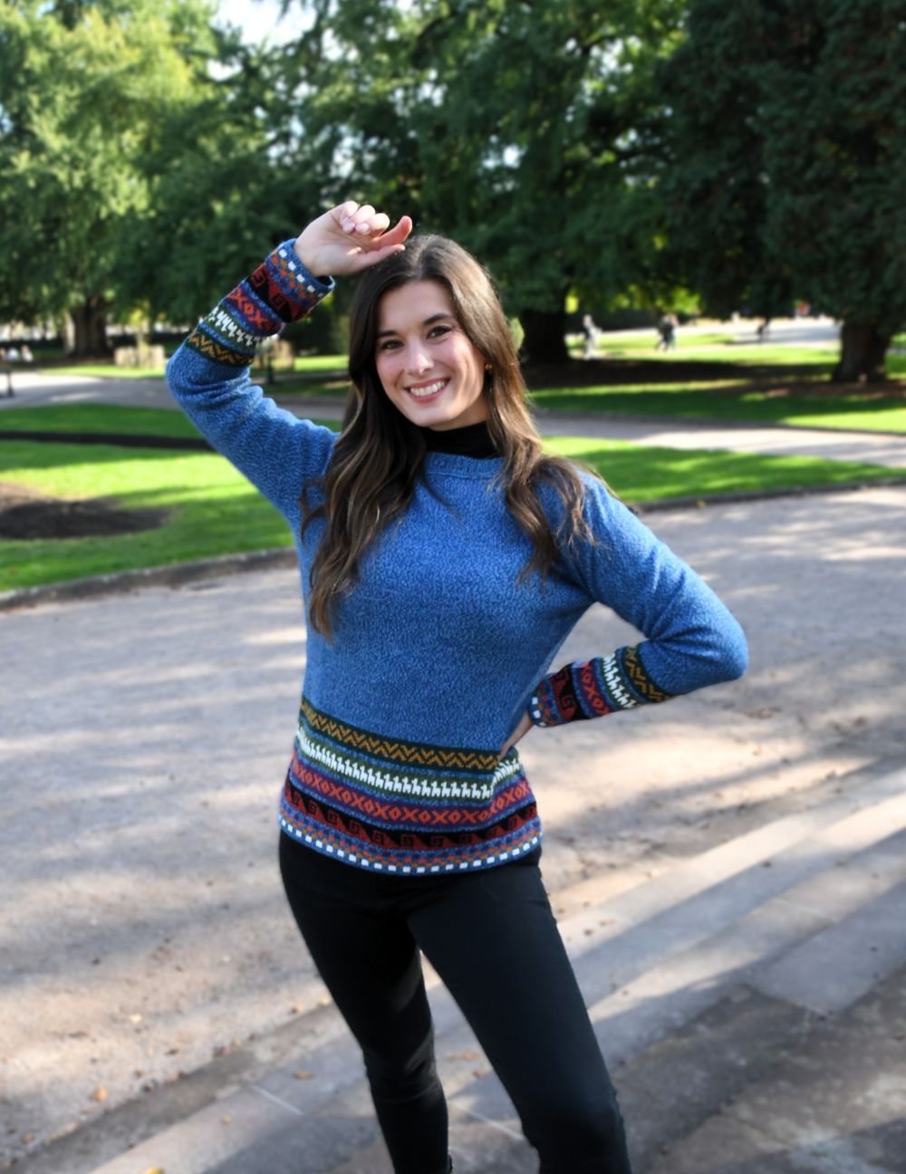 Bleu Chiné Taille M - 1_2