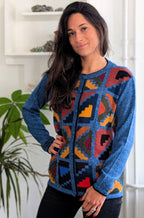 Cardigan en Baby Alpaga « Andean Essence » – Édition Héritage Inca - Cardigan en Baby Alpaga – Maille péruvienne éthique
