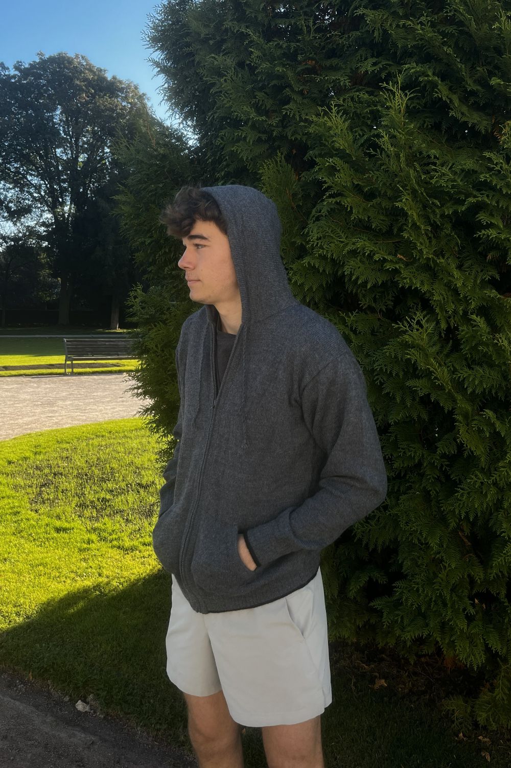 Unisex Baby Alpaca Hooded Jacket with Zip – 100% Natural | Handmade in Peru | Zia's Beauties