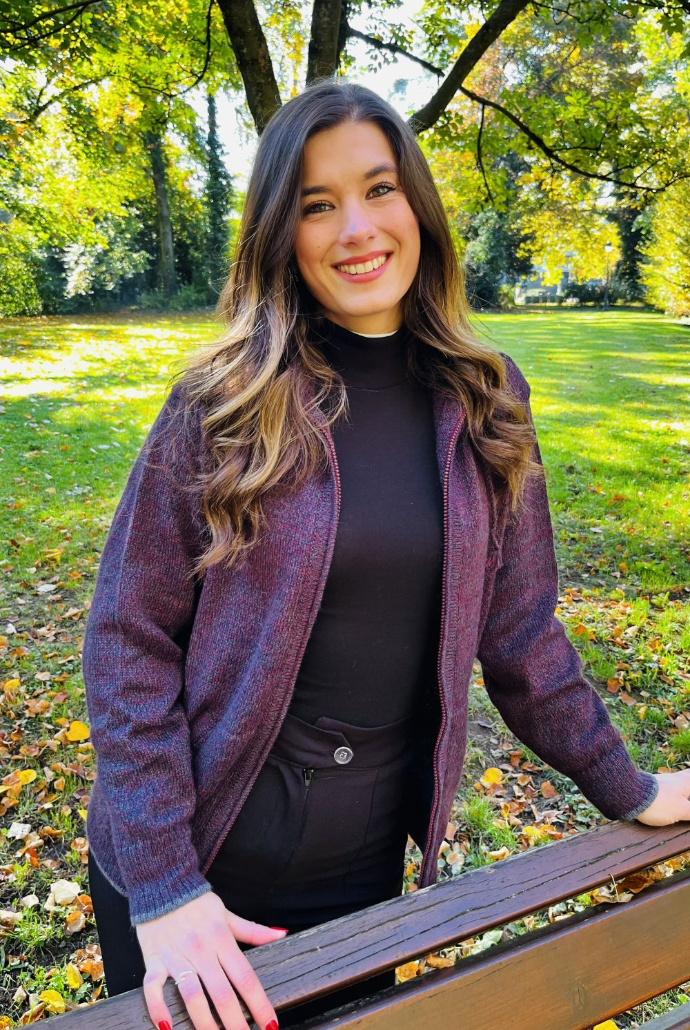 Chaqueta unisex de alpaca bebé con capucha y cremallera – Lujo ético 100 % natural