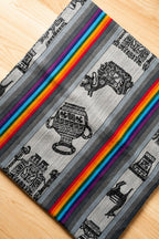 XL Handwoven Peruvian Textile | Pre-Inca Chimú Design in Cotton & Polyester — Wall Tapestry or Table Runner