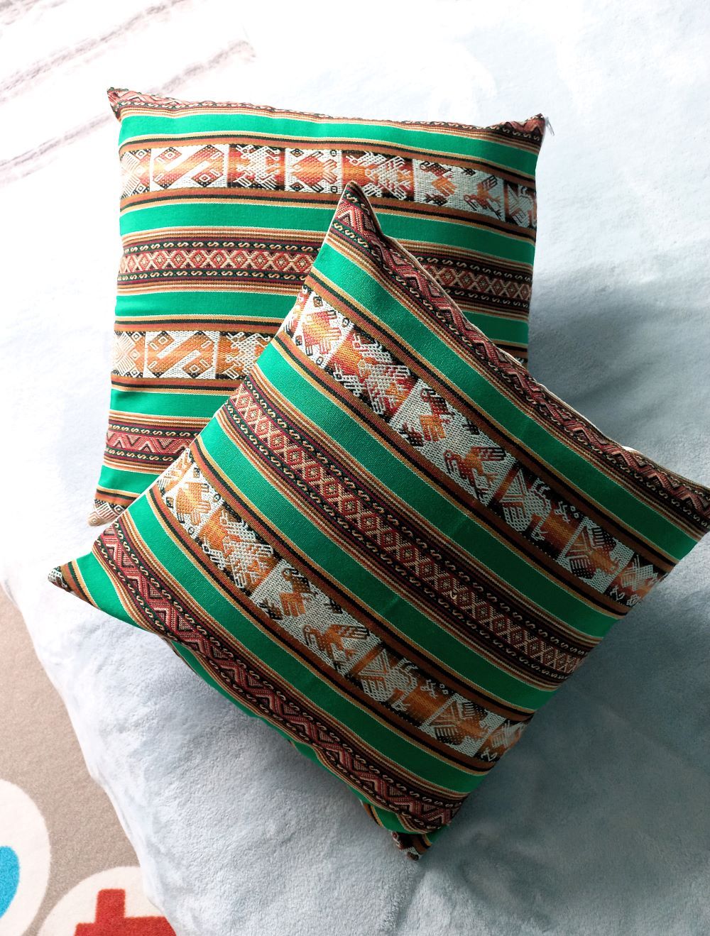 Housse de coussin chinchero verde_2
