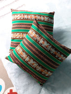 Housse de coussin chinchero verde_2