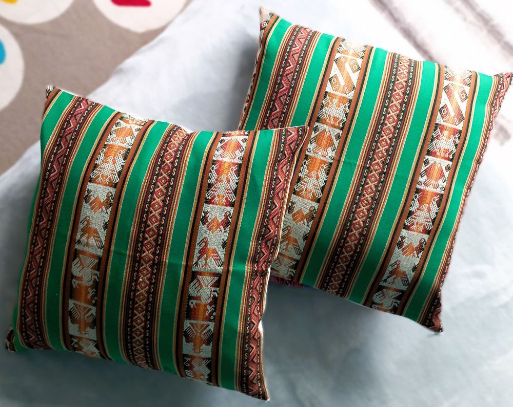 Housse de coussin chinchero verde_6