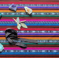 Peces Mestana – Tejido ritual andino con motivos de peces
