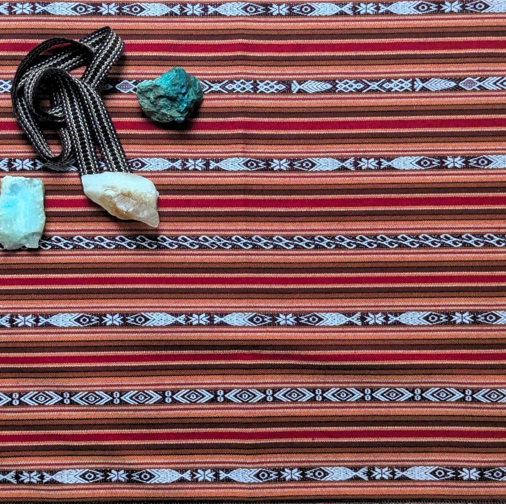 Peces Mestana – Tejido ritual andino con motivos de peces