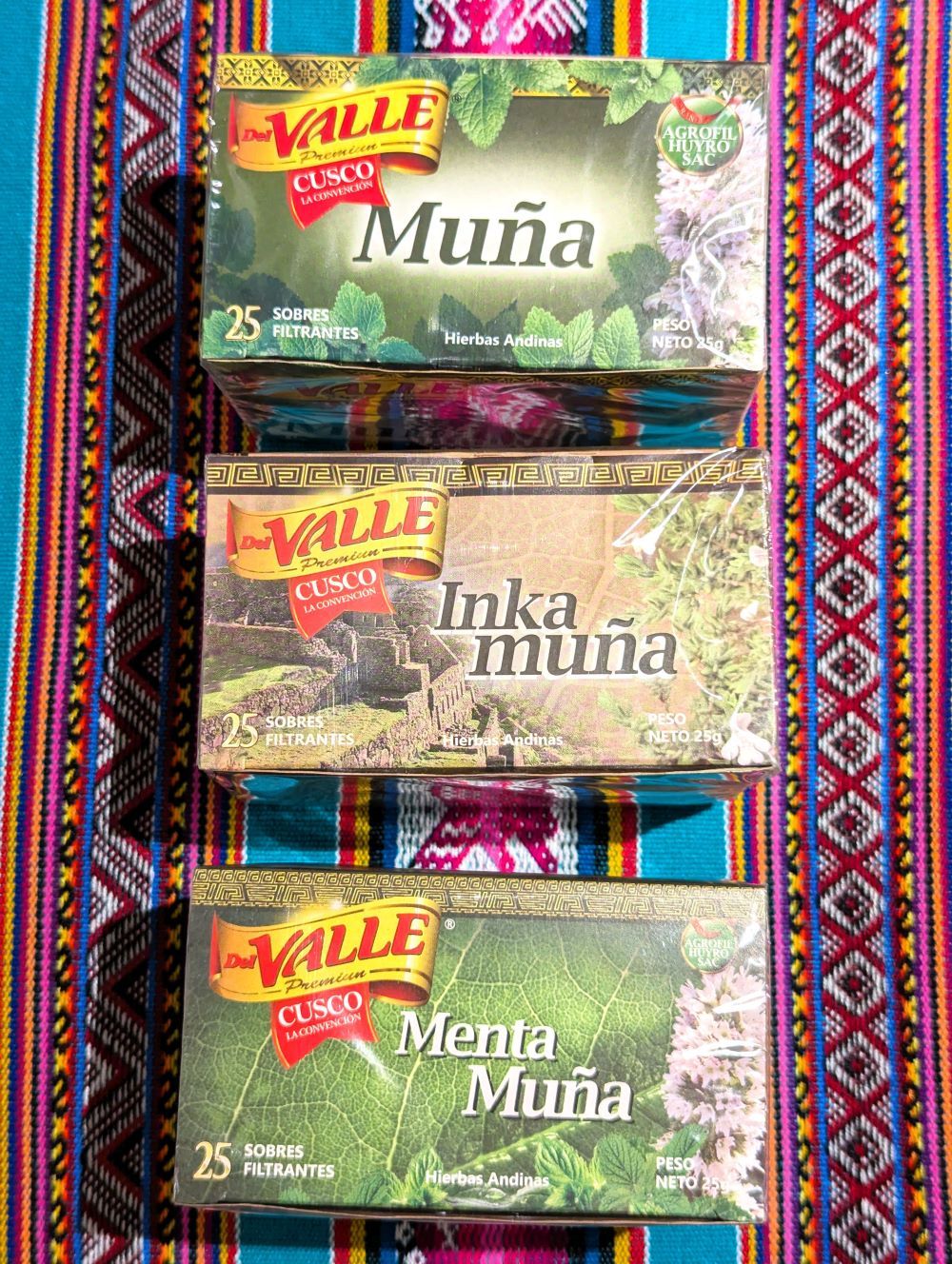 Muña, Inka et Menta