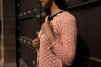 Handmade Lace Knit Cardigan – Sunlit Heritage Tones | Peruvian Artisan Boutique Knitwear