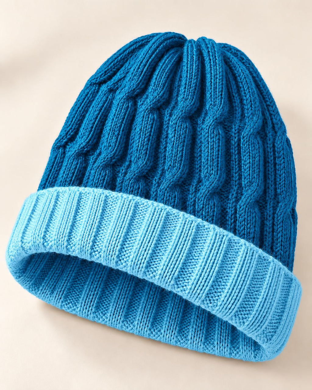 Reversible Baby Alpaca Beanie – Greys & Blues | Iskay