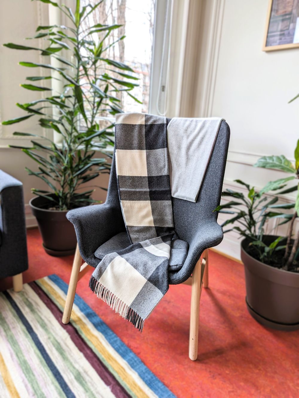 Plaid Cuadros Beige, Noir et Gris-4_2