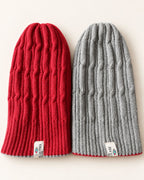 Reversible Baby Alpaca Beanie – Greys & Blues | Iskay