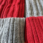 Reversible Baby Alpaca Beanie – Greys & Blues | Iskay