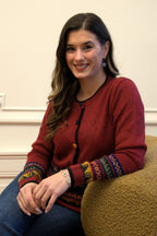 Cárdigan peruano 100% alpaca bebé – Chaqueta andina tejida a mano | Lujo ético de Perú