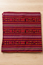 Tenture murale | Grand textile péruvien tissé à la main | Design Chinchero andin - Chemin de table et décoration bohème