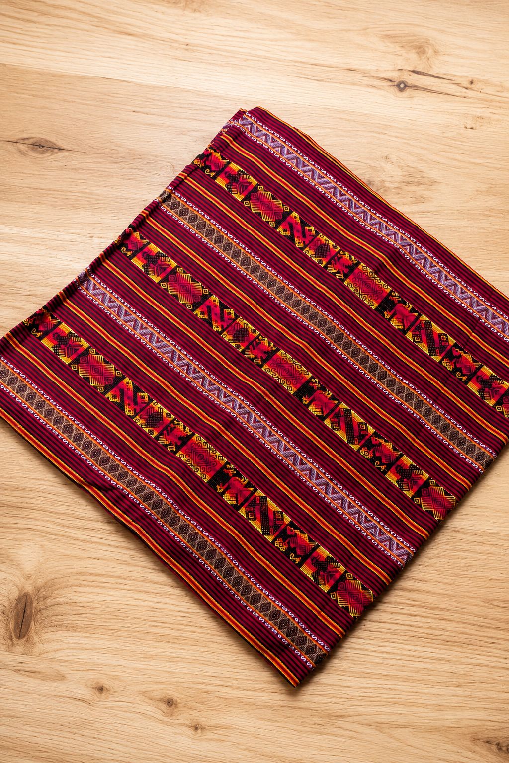 Tenture murale | Grand textile péruvien tissé à la main | Design Chinchero andin - Chemin de table et décoration bohème