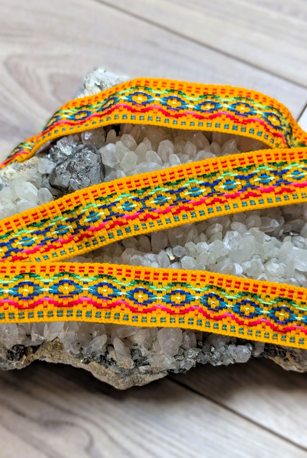 Andean Heritage Ribbon | Handwoven Wool by the Meter – Zia's Beauties