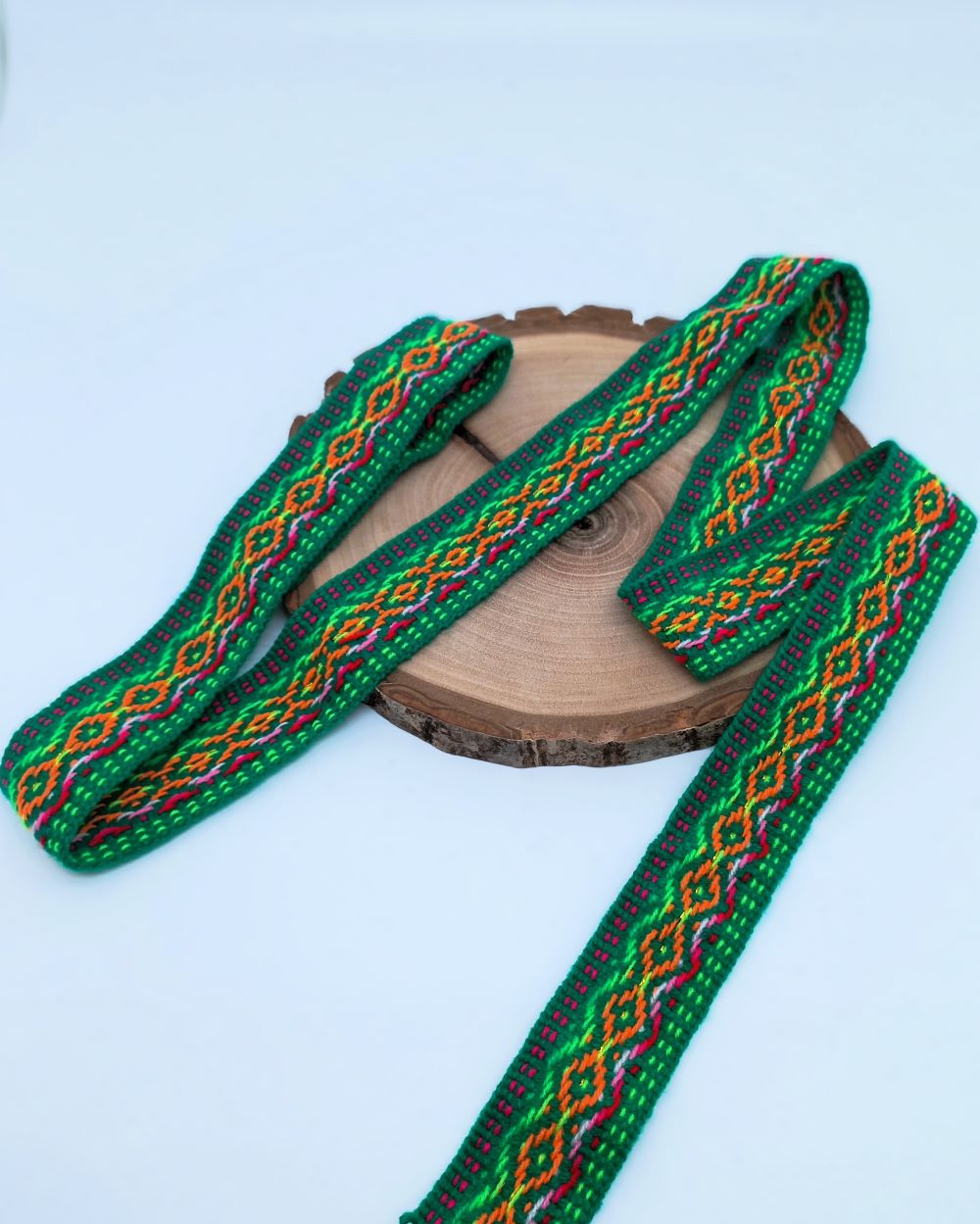 Andean Heritage Ribbon | Handwoven Wool by the Meter – Zia's Beauties