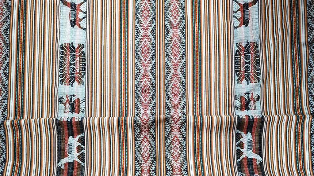 Inca Symbols Mestana – Handwoven Andean Ritual Cloth for Altars, Meditation & Ceremony