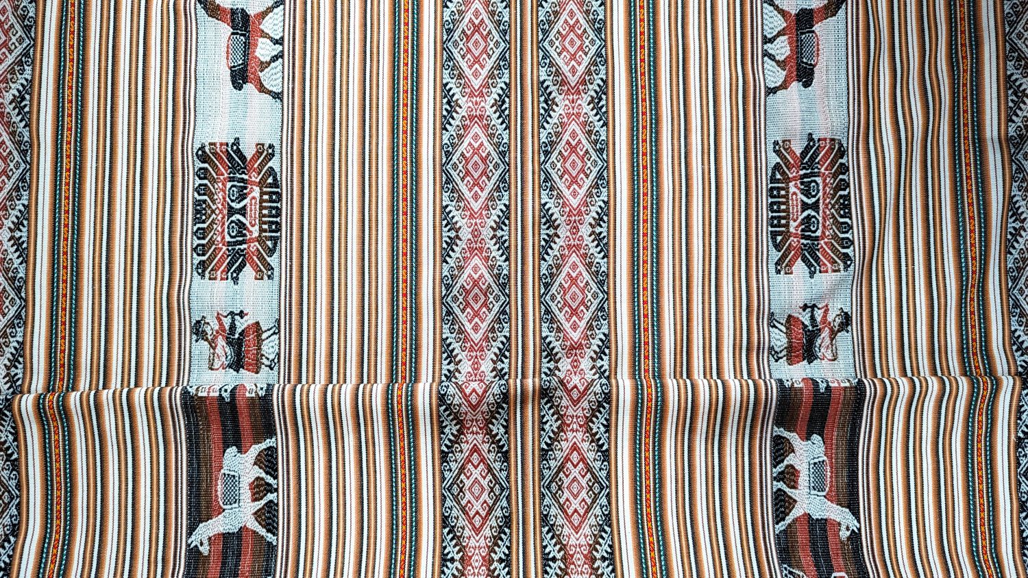 Símbolos Incas Mestana – Tela Ritual Andina Tejida a Mano para Altares, Meditación y Ceremonia