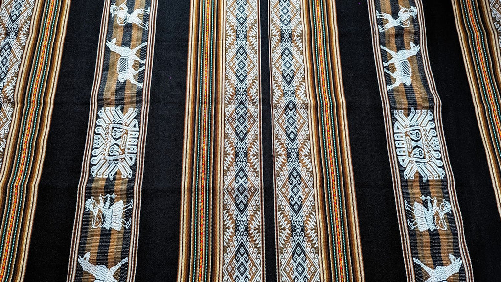 Inca Symbols Mestana – Handwoven Andean Ritual Cloth for Altars, Meditation & Ceremony