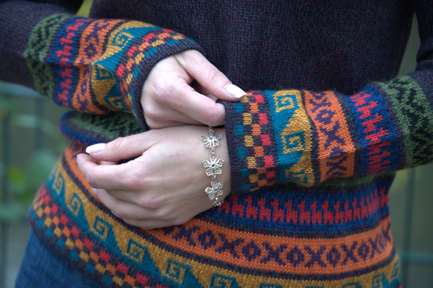 100% Baby Alpaca Peruvian Cardigan – Handwoven Andean Knit Jacket | Ethical Luxury from Peru