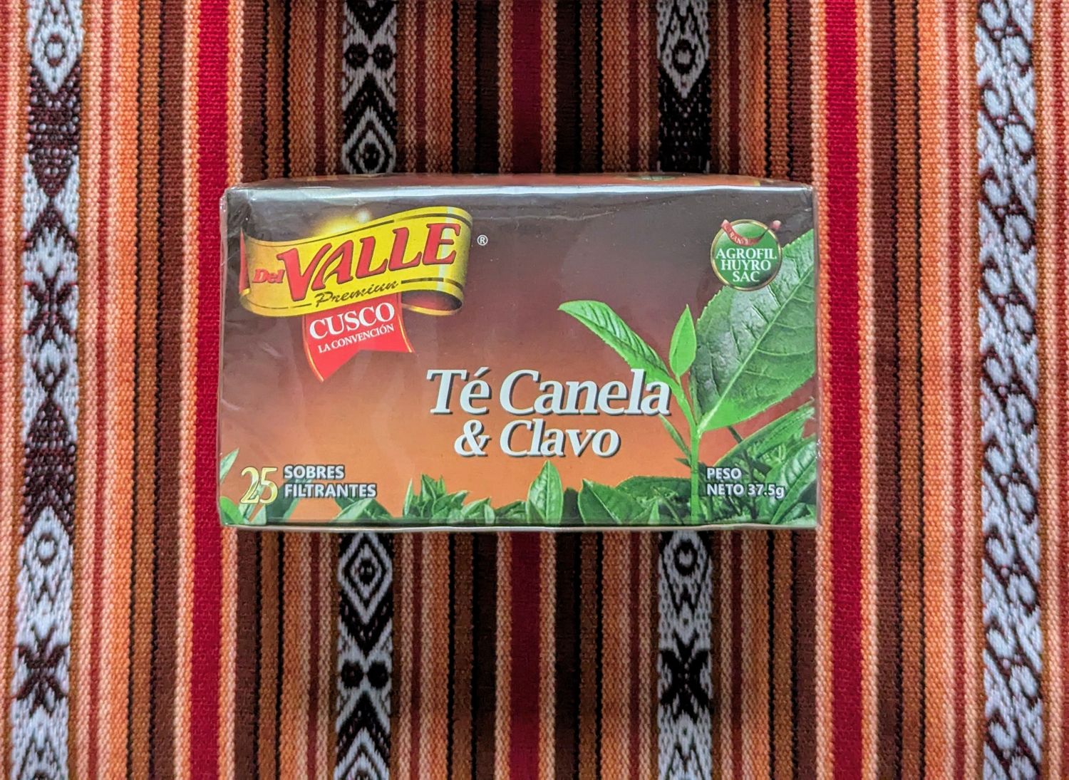 Del Valle Té Puro Peruano | 25 Bolsas | Recolectado Silvestre en los Andes – Vegano, Ético y Refuerza el Sistema Inmunológico