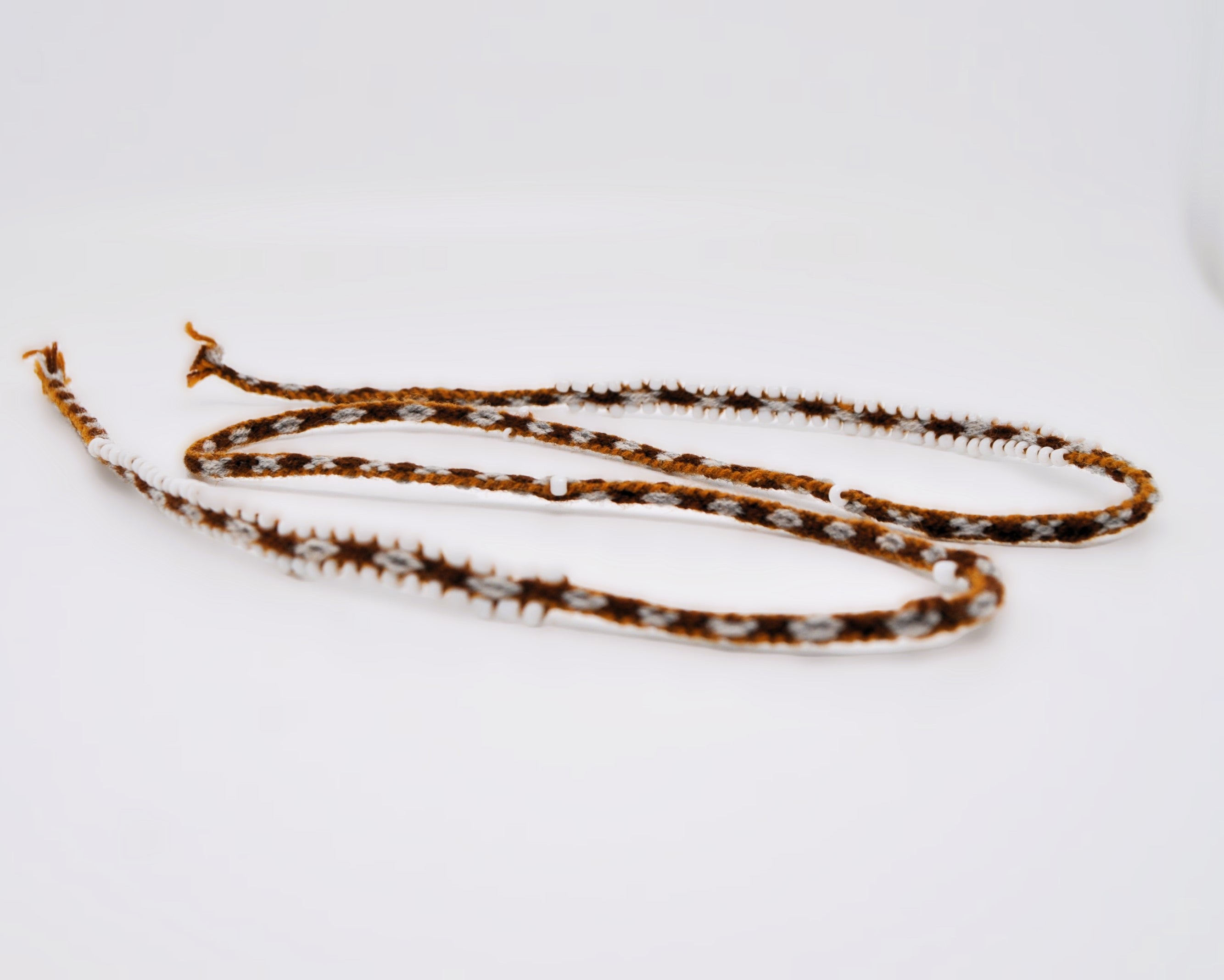 Handmade Peruvian Watana Bracelet – Blue, Red, Green, Violet & Brown Andean Artisan Jewelry