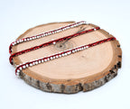 Set of Handmade Peruvian Watana Bracelets – Artisan Wool & Glass Bead Bracelet Set, 3, 6 or 9 Pieces