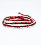 Handmade Peruvian Watana Bracelet – Blue, Red, Green, Violet & Brown Andean Artisan Jewelry
