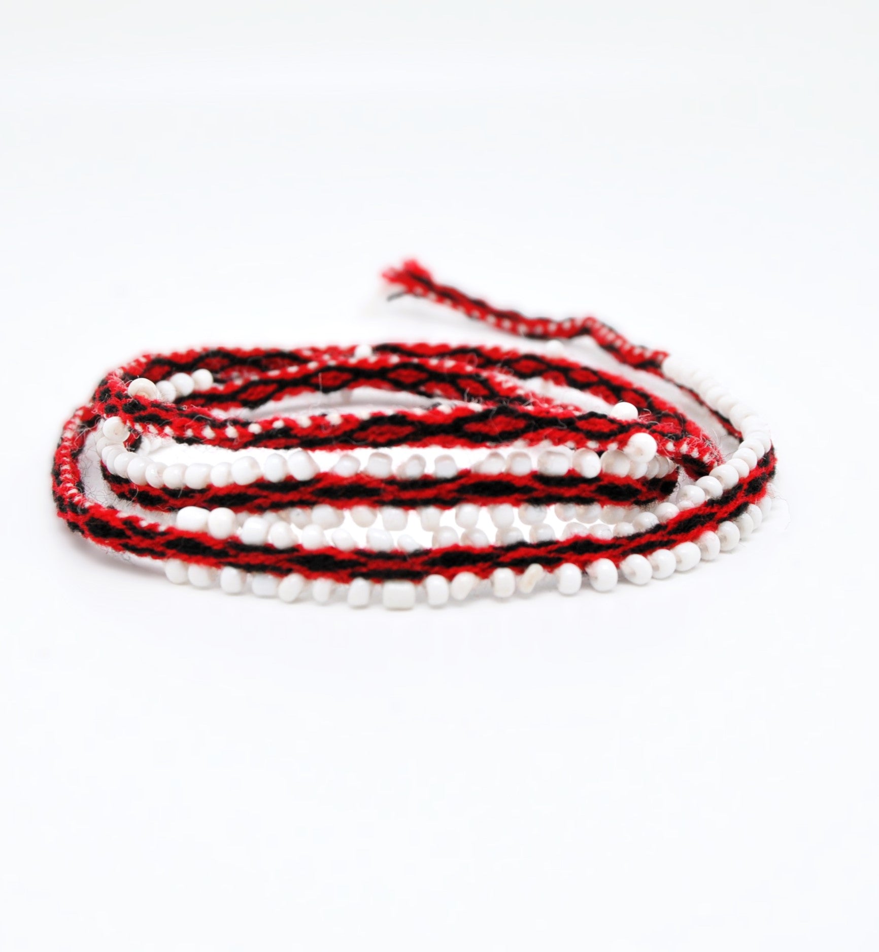 Handmade Peruvian Watana Bracelet – Blue, Red, Green, Violet & Brown Andean Artisan Jewelry