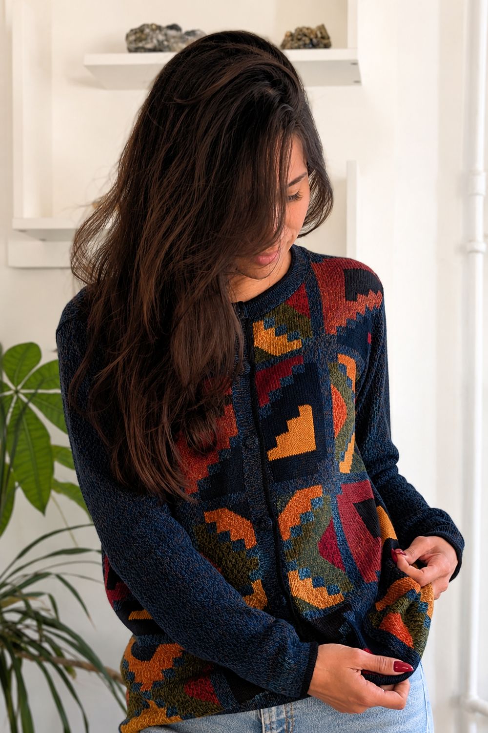 Cárdigan de bebé alpaca Andean Essence – Edición Inca Heritage - Cárdigan de bebé alpaca – Prendas de punto peruanas éticas