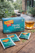 Del Valle Peruvian Herbal Tea 25 Bags – Muña, Hierba Luisa, Uña de Gato & Emoliente | Infusiones Peruanas