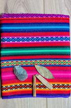 Mestana – Misa Andina Tejido Andino Peruano JAUJA | Manta de Altar Colorida Hecha a Mano de Perú