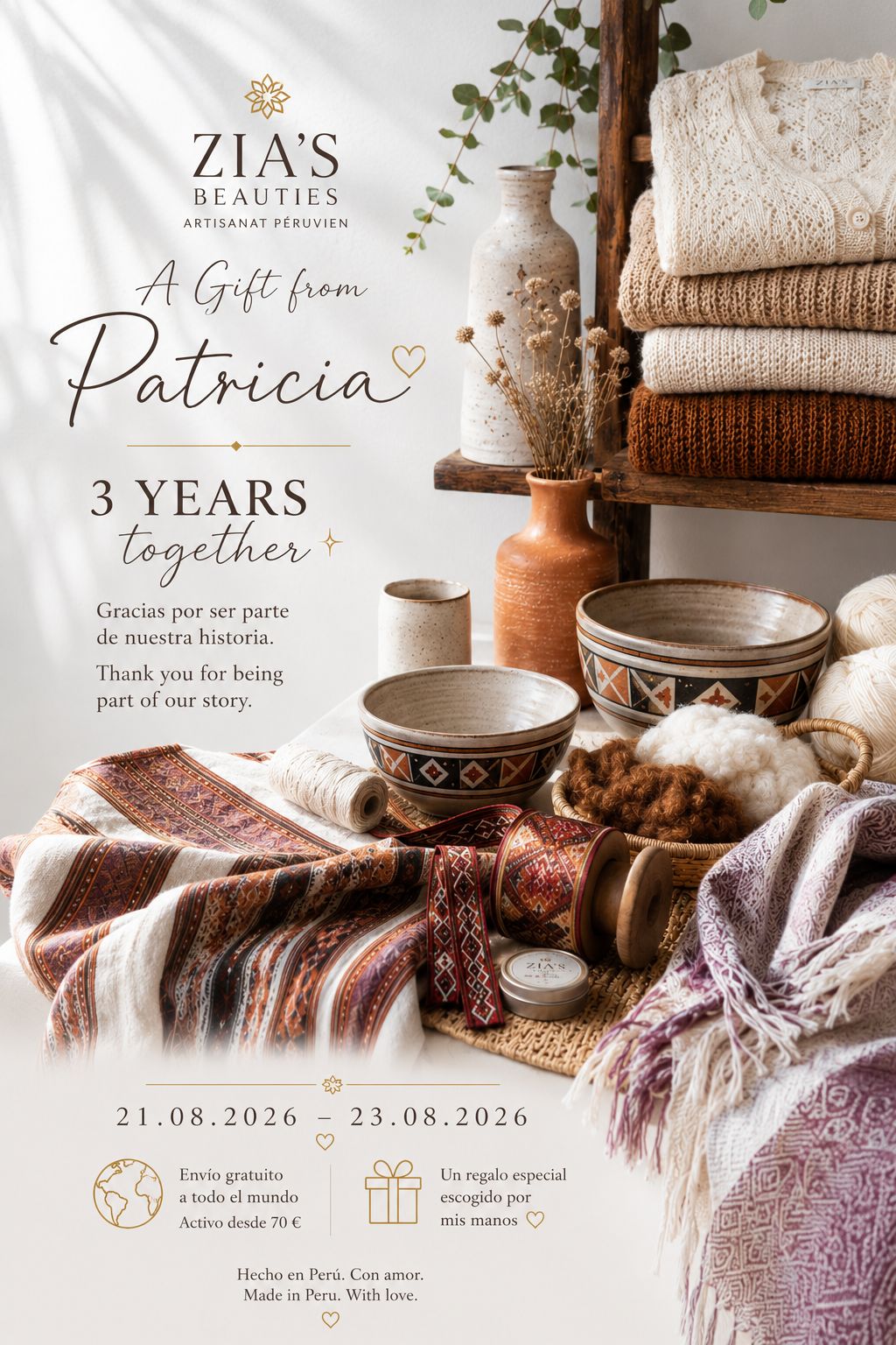 🎁 Complimentary Peruvian Surprise Gift (100% off)