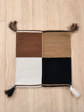 Unkuña Mestana – Quatre Suyus de l'Empire Inca | Tissu Rituel en Alpaga Naturel Tissé à la Main de la Communauté Ausangate, Pérou | 3 Modèles Uniques