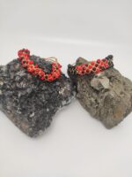 Tetra-Line Huayruros and Black Chirmi Amazonian Seed Bracelet - Image 10