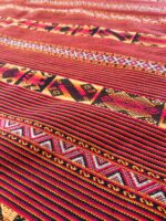 Peruvian tablecloth "Chincheros with Stripes" | Authentic Artisanal Textiles in Specific Sizes - Image 4
