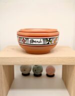Set of 3 Peruvian Hand-Painted Ceramic Bowls - White Model - Image 5