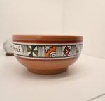 Set of 3 Peruvian Hand-Painted Ceramic Bowls - White Model - Image 3