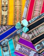 Peruvian Traditional Fabric “Llamas & Q’ros” | Inca-Inspired Textile by the Meter – Cusco Symbols, Fair Trade & Customizable