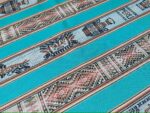 Peruvian tablecloth  "LLAMAS & Q'EROS" - Peruvian Andean Fabric - Authentic Artisanal Textiles in Specific Sizes - Image 8
