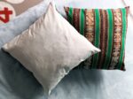 Peruvian Flair in Alsace: Handcrafted Peruvian-Inspired Cushion Cover- 45x45 cm - Chincheros Fabric - Image 6