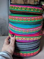 Set of 6 Handwoven Peruvian Ribbons – 100% Artisanal & Naturally Dyed – 1m x 2.5cm - Random colors - Image 8