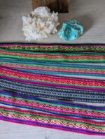 Set of 6 Handwoven Peruvian Ribbons – 100% Artisanal & Naturally Dyed – 1m x 3.5cm - Random colors