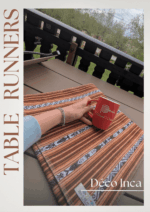 150x40 cm -Handwoven Peruvian Table Runner PECES Design Vibrant Ethical Home Decor Customizable Artisan Textile from the Andes - Image 2